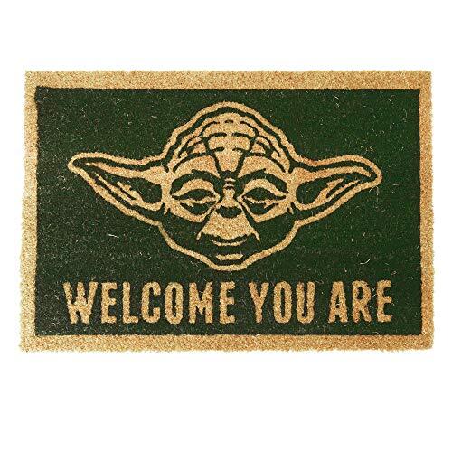 Star Wars Welcome You Are Deurmat groen-bruin pvc 40 x 60 cm Fan merch, Film