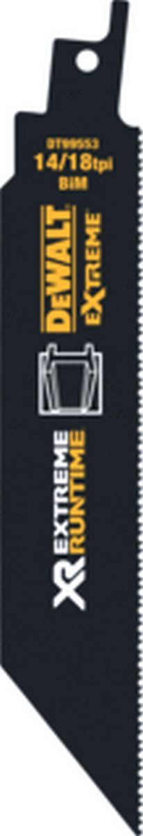 DeWalt DEWA reciprozaagblad, v/hout, v/staal, v/non-ferro metalen