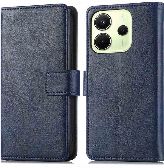 imoshion Luxe Bookcase voor de Xiaomi Redmi Note 14 (4G) - Donkerblauw