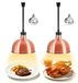Lampe chauffante 2er-Set 500 W höhenverstellbar 60-180 cm Edelstahl