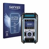 Savvies Screenprotector voor Makita DMR115 - Folie Beschermfolie transparant 6 Stuks