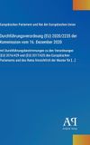 Durchführungsverordnung (EU) 2020/2235 der Kommission