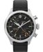 Timex Waterbury Ace Fly-Back TW2Y70000 Horloge - Leer - Zwart - Ø 43 mm