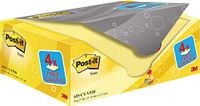 Post-it Notes Promotion 655Y-20 Zelfklevende notitieblaadjes in 76 x 127 mm – 20 notitieblokken rechthoekig à 100 vellen in geel