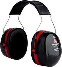 3M Peltor Optime III H540A - Oorkappen - Zwart/Rood