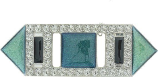 Behave® Premium Classics Luxe broche - Groen - 1.5 cm - Vrouwen