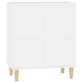 vidaXL Dressoir - 60x35x70 cm - Bewerkt Hout - Wit