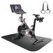 Fietsmat Peloton Fietsmat voor Hometrainer, Elliptische Loopband, Spinfiets - Zwarte Fitnessapparatuur Mat voor Hardhouten Vloeren