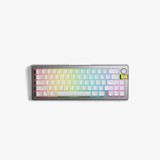 Glorious Gaming GMMK 3 PRO HE 65% Prebuilt Wireless Toetsenbord Gamen RF Draadloos QWERTY Amerikaans Engels Zilver