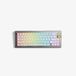 Glorious Gaming GMMK 3 PRO HE 65% Prebuilt Wireless Toetsenbord Gamen RF Draadloos QWERTY Amerikaans Engels Zilver