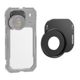 NEEWER 37 mm filter lensachterplaat alleen voor PA143/PA144 mobiele telefoonkooi, snelwissel video rigig, smartphone-camera fotografie-accessoires, compatibel met iPhone 17 Pro 17 Pro Max Beastgrip