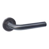 Intersteel Deurkruk Q 02 op rozet verdekt ø52x6mm PVD antraciet