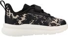 Adidas Tensaur Run 4.0 EL Dierlijke Druk Kinderen Lage sneakers Vrouwen Textiel Zwart/Ecru Maat 26
