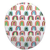 Bonamaison Ergonomische muismat met polssteun, digitaal bedrukte muismat tegen schede problemen, antislip onderkant, voor kantoor en thuis, afmetingen: 20 x 23 cm