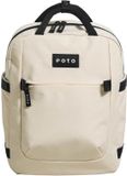 eoto Small16 Sac à dos 16L Sac à dos avec compartiment pour ordinateur portable - Crème/Beige