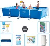 Intex Rechthoekig Frame Zwembad - 450 x 220 x 84 cm - Blauw