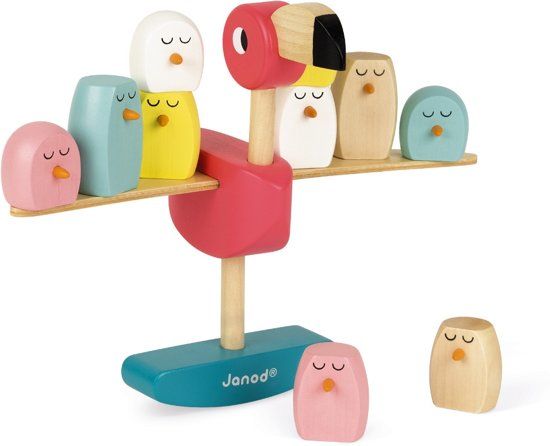 Janod Zigolos evenwichtsspel flamingo Kinderspel