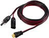 TRU COMPONENTS fiche mâle PV vers fiche femelle XT60 longueur de câble 3000 mm TC-12195652 Noir, Rouge