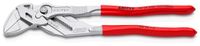 KNIPEX Sleuteltang tang en schroefsleutel in één gereedschap, 86 03 250 | verchroomd met kunststof bekleed 250 mm