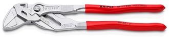 KNIPEX Sleuteltang tang en schroefsleutel in één gereedschap, 86 03 250 | verchroomd met kunststof bekleed 250 mm