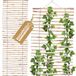 BOGATECO treillage de noisetier pour plantes grimpantes | 100x200cm | Treillage en bois parfait pour le jardin | Naturel