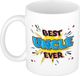Bellatio Decorations Cadeau koffiemok voor oom - best uncle ever - blauw - mok met tekst - verjaardag