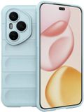 Techsuit Hoesje geschikt voor HONOR 400 Pro - Magic Shield Silicone Back Cover - Blauw