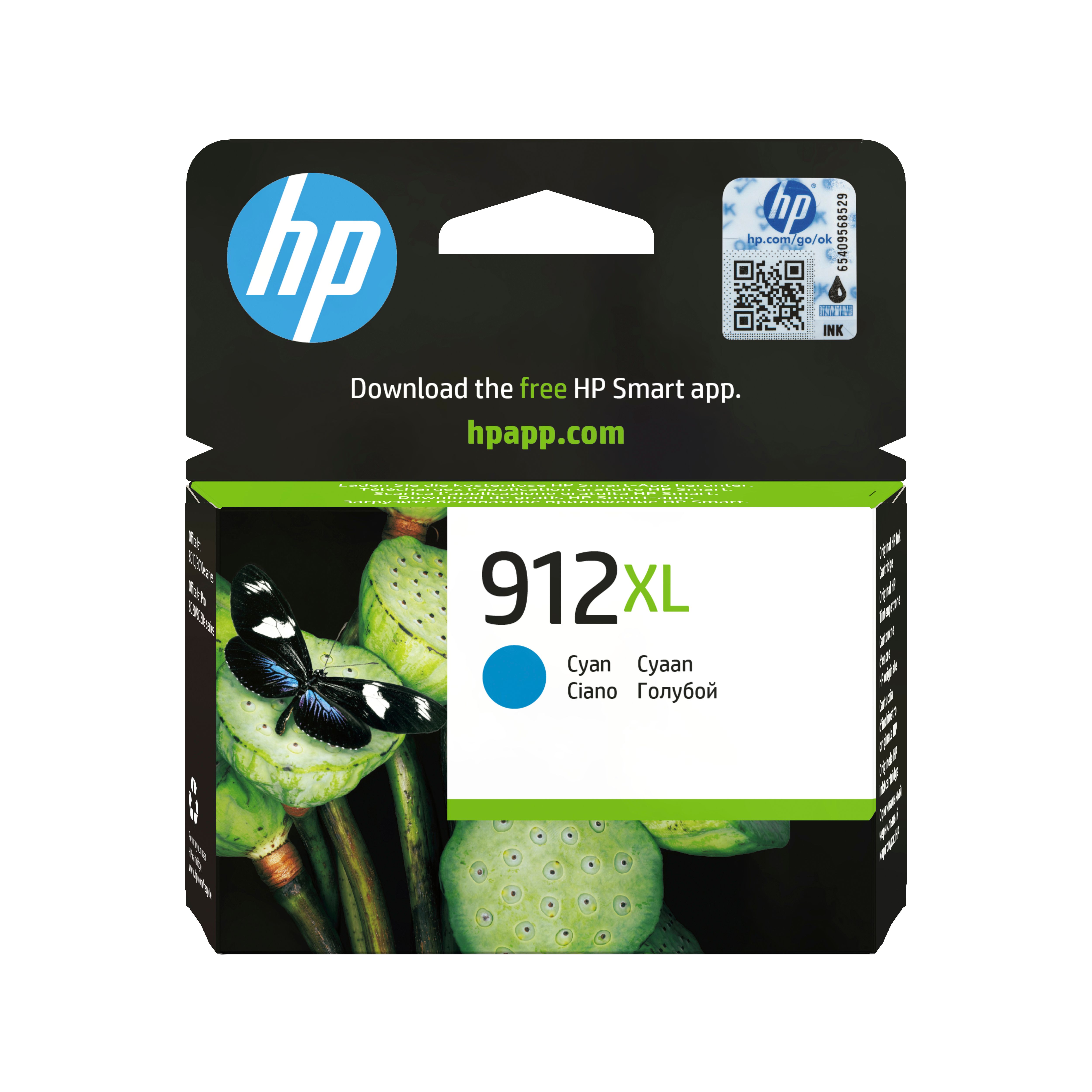 HP 912 XL Cyaan inktcartridge - 825 pagina's - 3YL81AE