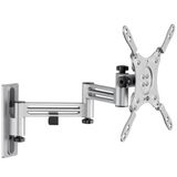 goobay Universele TV muurbeugel/draaibaar en kantelbaar, uittrekbaar tot 38,6 cm/max. 15 kg / 13-43 inch/compatibel tot VESA 200 x 200 mm/geschikt voor campers