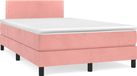 Maison Exclusive - Boxspringbed met matras, rose, 120x190 cm, velours