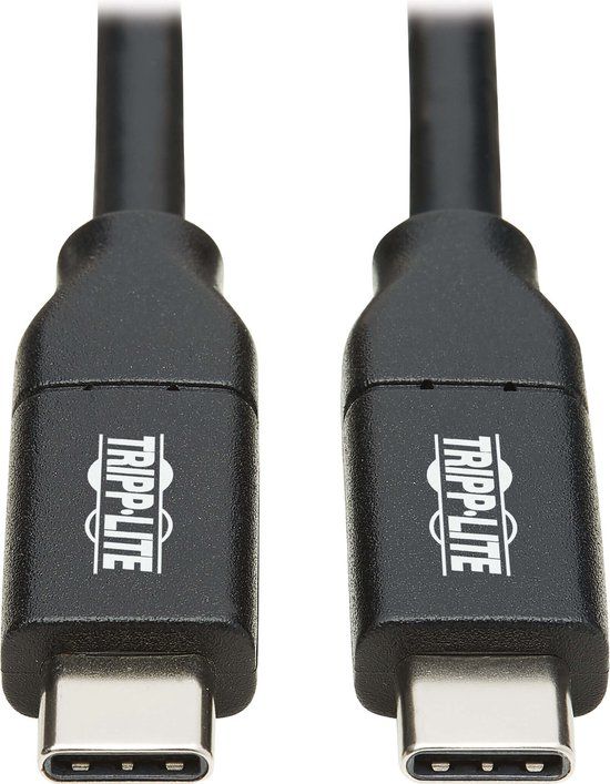 Tripp Lite U040-C3M-C-5A USB-kabel 3 m USB 2.0 USB C Zwart