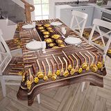 PETTI Artigiani Italiani - Tafelkleed, keukentafel, design pasta 2 x 6-zits (140 x 180 cm), 100% Made in Italy