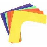 Softee Set van 6 polyvinyl hoekstiften