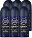Nivea 6 x Men Deep Deo Roll-On - 50 ml - 48 Uur Lang Werkend - Voordeelverpakking