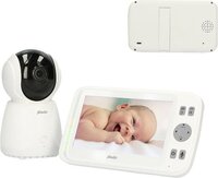 Alecto DBV-2700 LUX babyfoon met camera en 5' kleurenscherm, wit