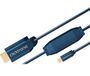 ClickTronic Mini DisplayPort naar HDMI Kabel 3m Blauw