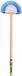 MM Eurotool Raagbol FSC 12.5 Centimeter Hout Kunstvezel Met Houten Steel 200 Centimeter