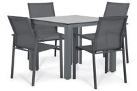 Lifestyle Garden Furniture Lifestyle Lifestyle Timo/Yoko 90x90 cm dining tuinset 5-delig