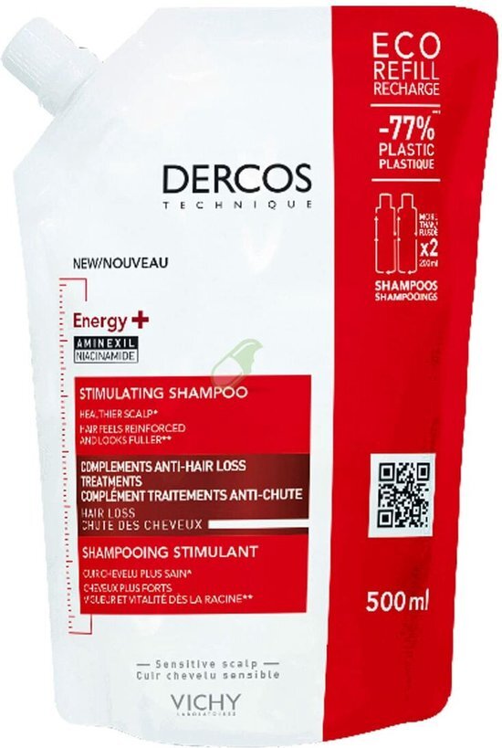 Anti-Hair Loss Shampoo Vichy Dercos Energy+ Refill 500 ml