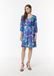 COMMA Robe beige / bleu / lilas