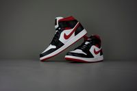 Nike Air Jordan 1 Mid Gym Red Black White Sneakers Unisex