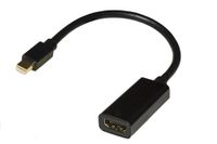 LINK LKADAT20103 Adapter Mini DisplayPort mannelijk → HDMI-aansluiting - vergulde contacten 4K × 2K 60Hz HDR RGB 4:4:4 - compatibel met pc, notebook, monitor, HDTV