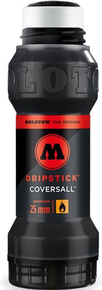 Molotow Coversall 861DS Zwarte Dripstick 25mm marker - Zwart