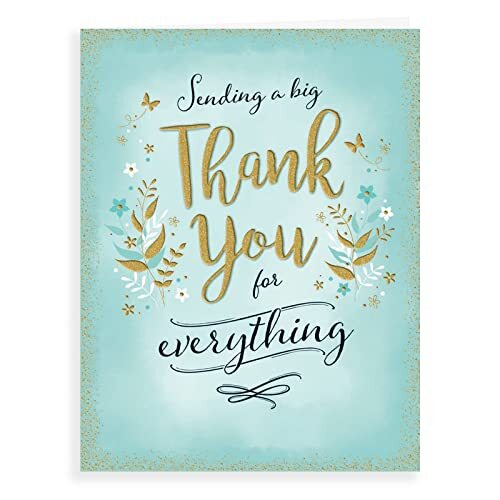 Piccadilly Greetings Moderne bedankkaart Bedankt - 8 x 6 inch - Piccadilly Groeten