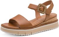 Tamaris - Dames - Plateau Sandalen - Bruin - Maat 40