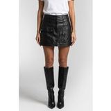 & Other Stories Jupe en cuir Noomi Noir Taille : 46