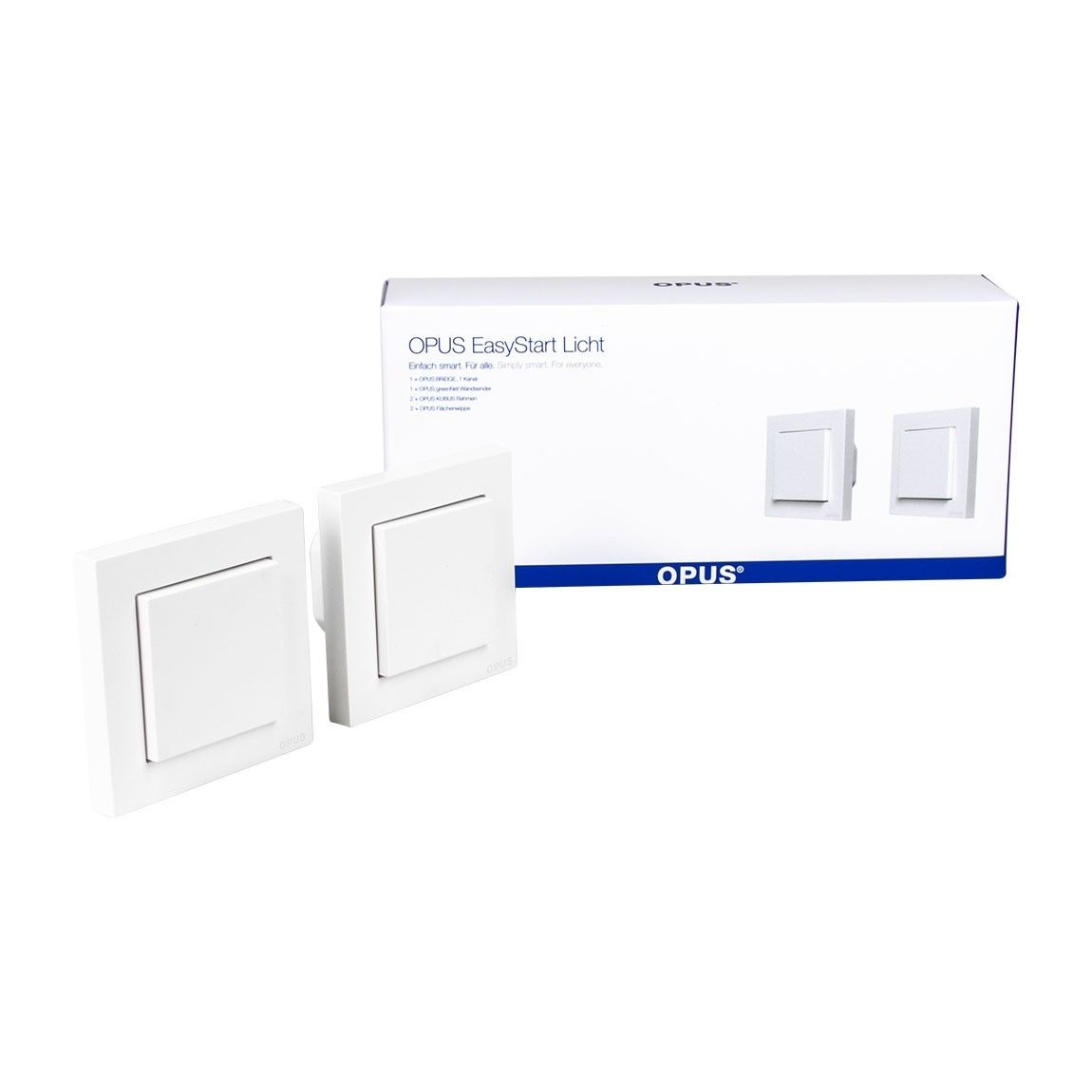 Opus EasyStart Lichtschakelaars - Wit - EAN: 4028232455548