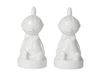 Pluto Design Salière et poivrière en céramique Lilla My Blanc