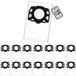 PromoHome® 15 universele stofzuigzakken voor nat-/droogzuigers - Geschikt voor WD4, WD5, WD6, MV4, MV5, MV6 - 2.863-006.0