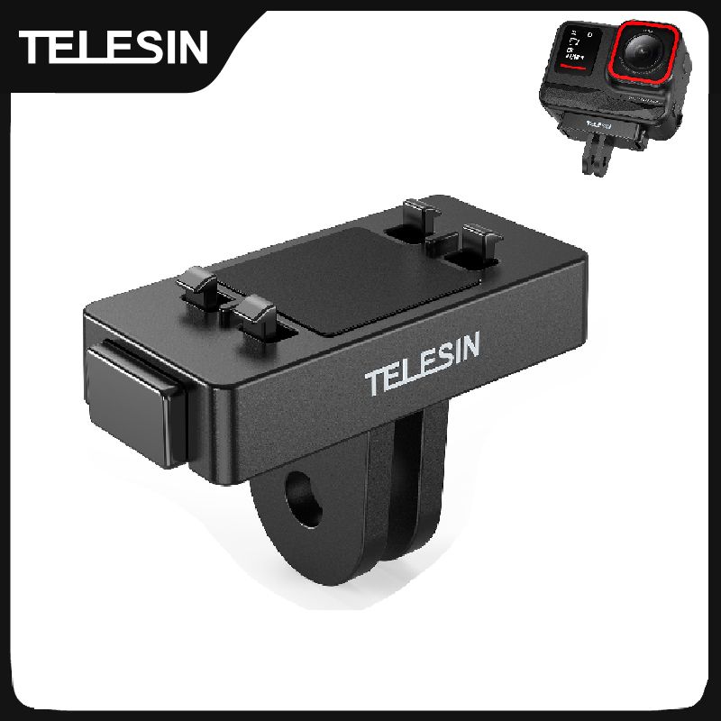 TELESIN Magnetic Two Claw Adapter Action Camera Accessories for Insta360 Ace Ace Pro Adapter